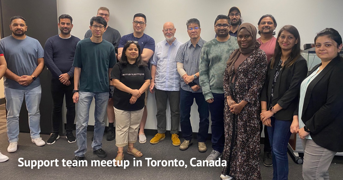 Support Team meetup in Toronto, Canada