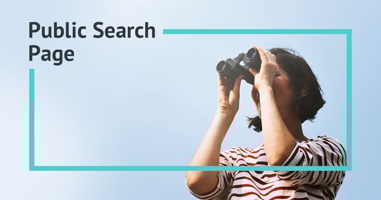 Public Search Page