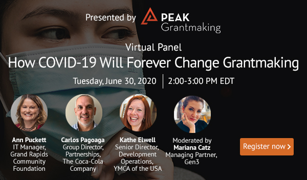 Virtual Panel: "How COVID-19 Will Forever Change Grantmaking" (June 30, 2020)