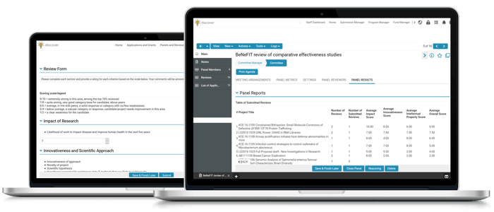 Discover's Committee Manager module helps keep the review process transparent and auditable