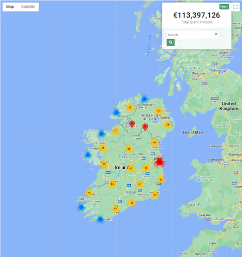 Ireland map