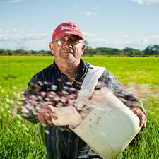 Photo of a farmer - SmartSimple has unique user portals