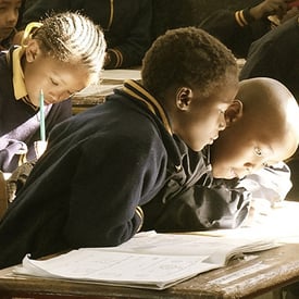 Photo of students in class - SmartSimple is a partner