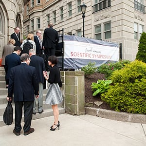 Photo of a Harrington event - Harrington Discovery Institute needed a grants management system that could grow with them