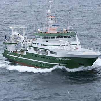 Photo of a ship - Marine Institute of Ireland and SmartSimple