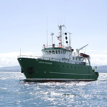 Photo of a ship - Marine Institute noticed a massive reduction in the amount of paper produced