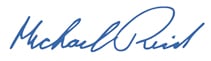 Mike Reid's signature