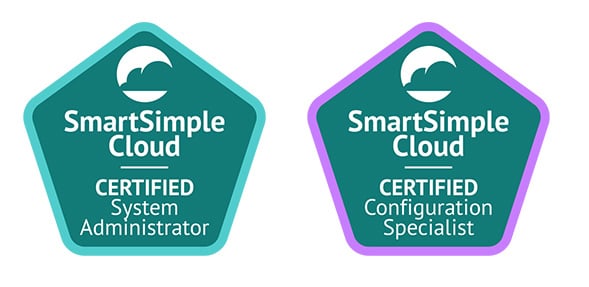 Certification badges