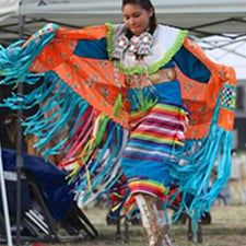 Native Indian dance performance