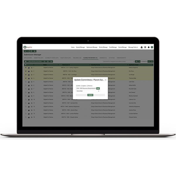 Aspire: Submission Manager