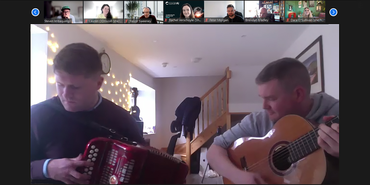 St. Patrick's Day virtual concert at SmartSimple Software