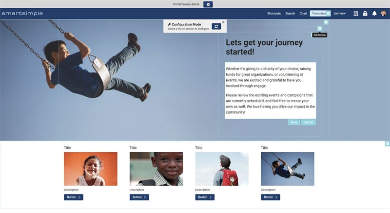 SmartSimple's Portal Configuration