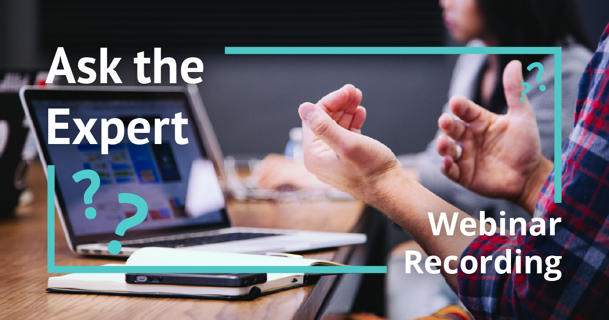 Ask the Expert recording