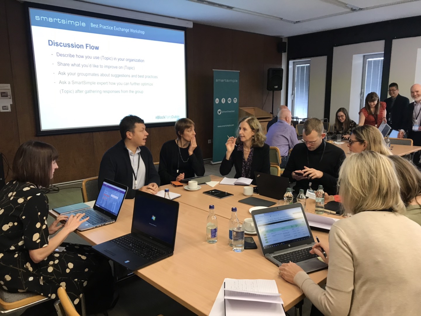 SmartSimple’s EMEA Director of Operations, Chris Kulczyk leading a Best Practice Workshop Session. Photo by Claudine Ting