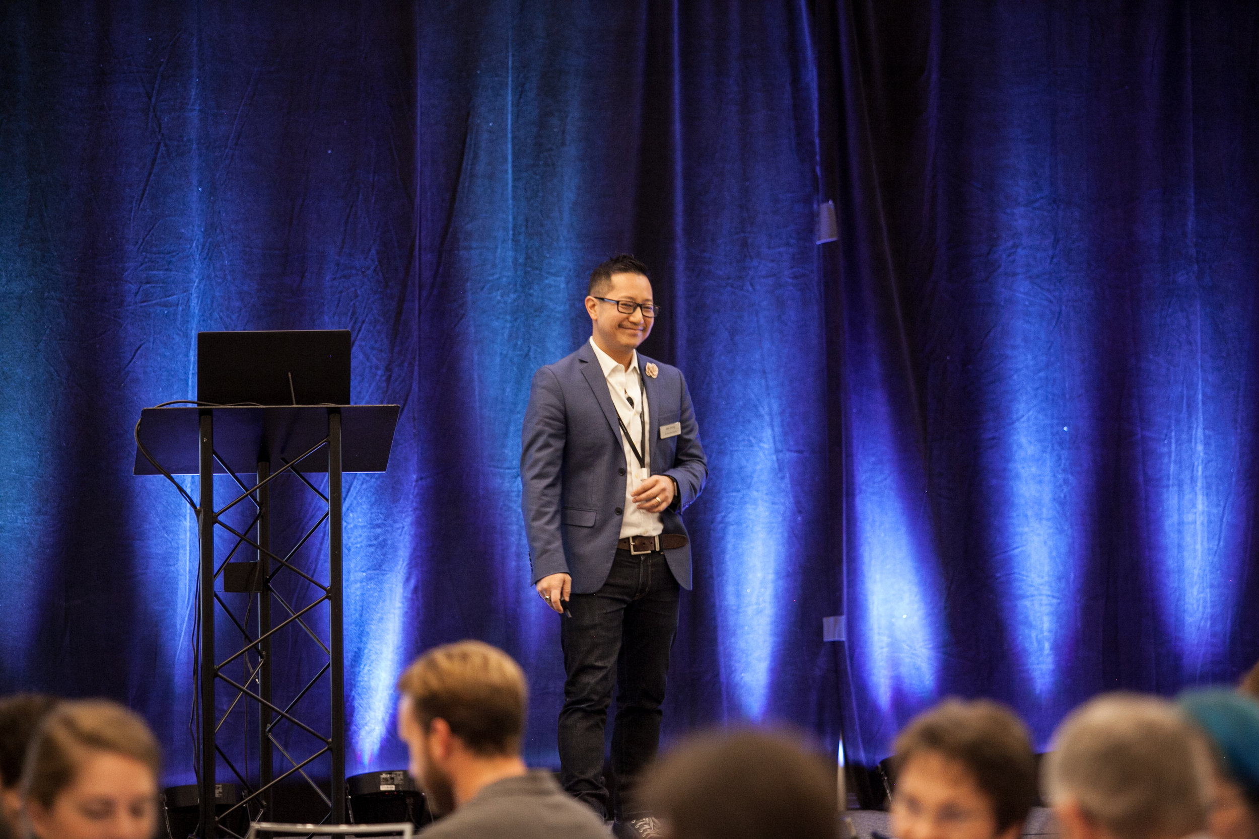SmartSimple’s Director of Marketing, Alex Wong, co-presenting at Elevate