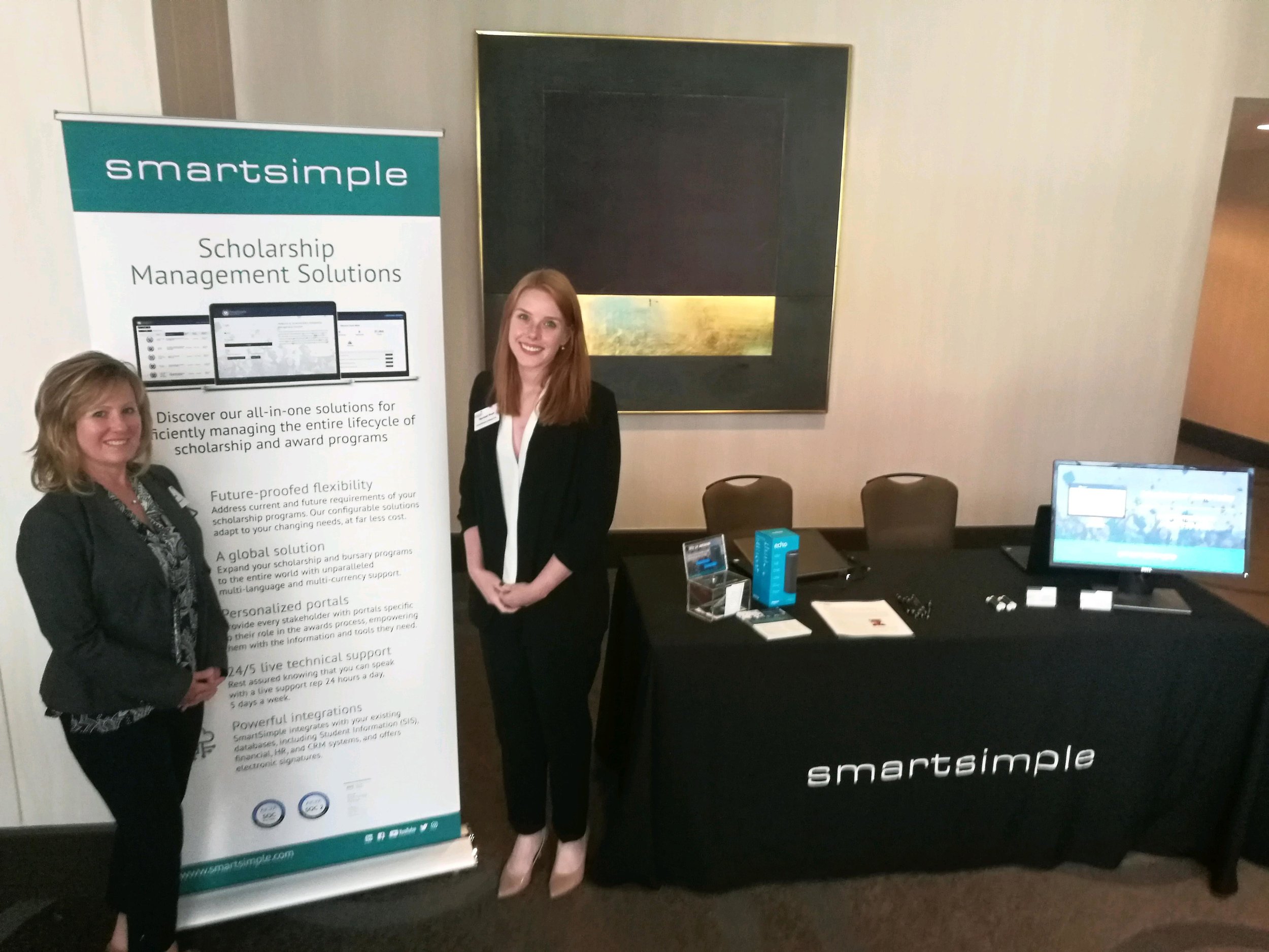 SmartSimple’s Director of Research Solutions, Teresa Clarke, and Research Analyst, Rachael Sloat