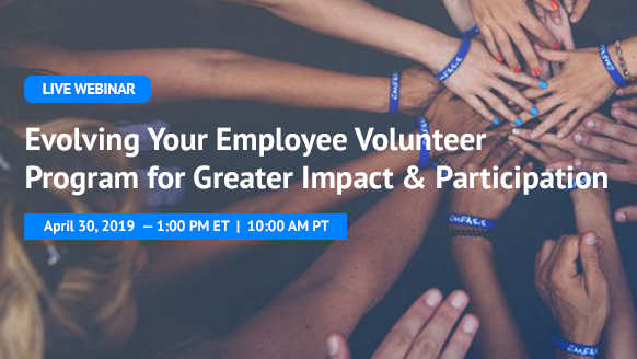 [Webinar] Evolving Your Employee Volunteer Program for Greater Impact & Participation