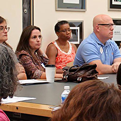 An event meeting
